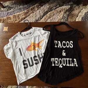Tacos & Tequila Women’s Racerback Tank Top plus I Love Sushi bundle